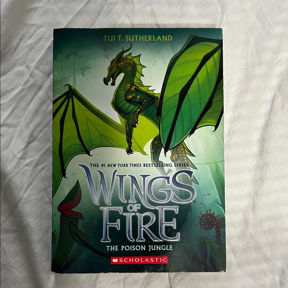 Scholastic Wings of Fire: Vibrant Green Dragon Cover